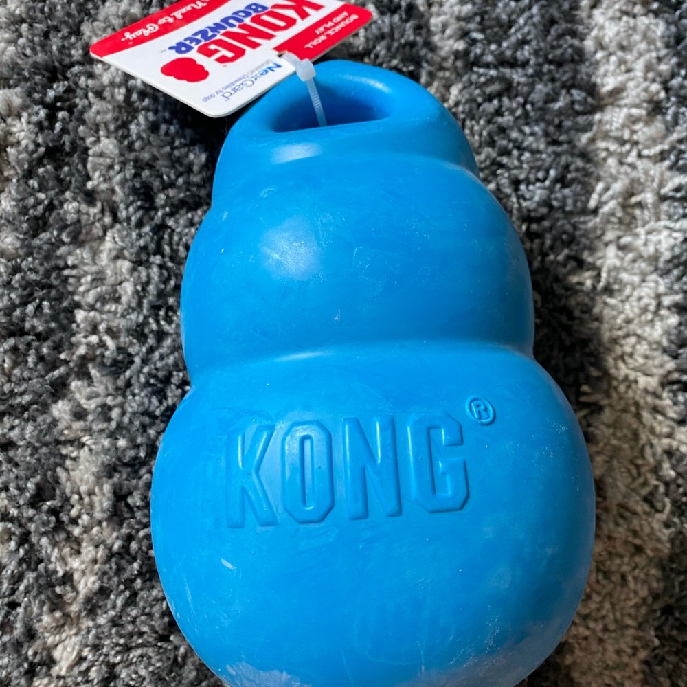 NWT Kong Bounzer in blue 8 inches tall